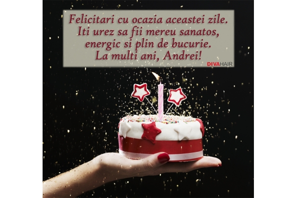 Felicitare tort de Sfantul Andrei