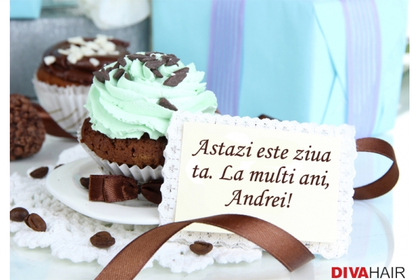 Felicitare Sfantul Andrei cupcake