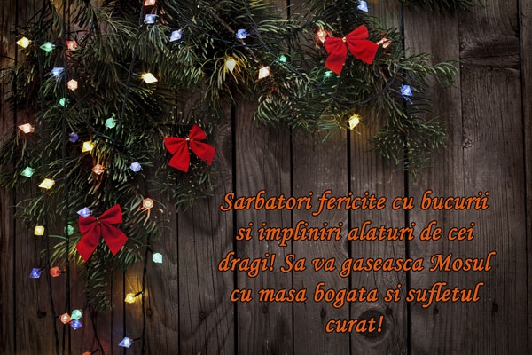 Felicitari de Craciun cu brad