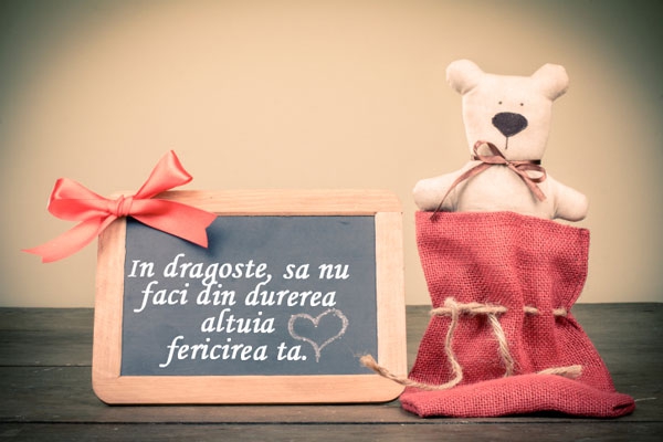Felicitare de Sf. Valentin despre fericire