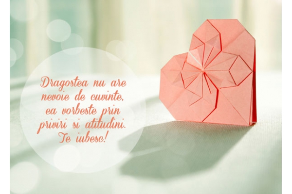 Felicitare de Valentine's Day despre dragoste