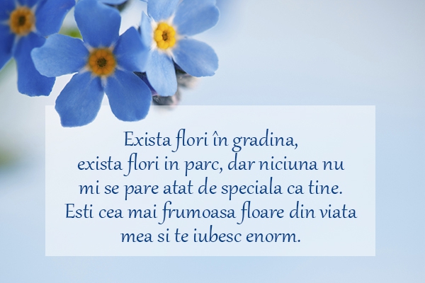 Felicitare de Florii pentru cunoscuti