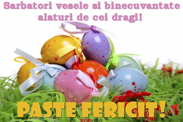 Felicitare de Paste oua incondeiate