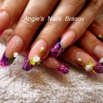 Unghii French cu model by Angie's Nails Brasov