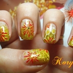 Model unghii Sarbatori by Kory Nails