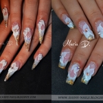 Unghii false Stiletto Nails vs. Square Nails by Maria D.