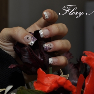 Unghii cu gel pictate by Flory Nails