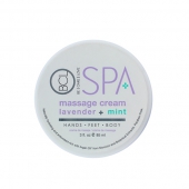 BCL SPA Lavender + Mint Massage Cream cu ingrediente certificate organic 90 ml (3 oz)