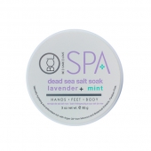 BCL SPA Lavender + Mint Dead Sea Salt Soak cu ingrediente certificate organic 85 g (3 oz)