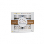 BCL SPA Milk + Honey with White Chocolate cu ingrediente certificate organic Starter Kit  4 x 450 g (4 x 16 oz)