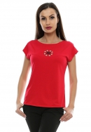 Tricou dama broderie traditionala B83