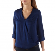 Bluza Camaieu V-neck petrecuta