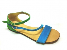 Sandale dama din piele Green and Blue Velvet Anna