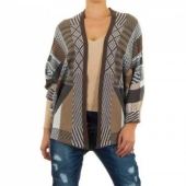 CARDIGAN DAMA CU FIGURI GEOMETRICE