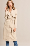 Missguided - Palton Soft Touch Belted Trench Coat