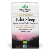 Ceai Tulsi Sleep cu Plante Relaxante, Reconfortante | Somn Calm, Odihnitor