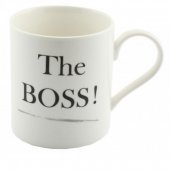 Cana haioasa in cutie cadou - The Boss Mug