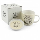 Cana haioasa pentru EA - Mrs Always Right Mug & Coaster