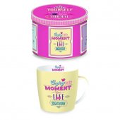 Cana portelan - Enjoy Every Moment Mug In Tin Gift Box