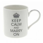 Cana portelan - Keep Calm & Marry On Mug
