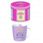 Cana portelan - Live The Life Mug In Tin Gift Box