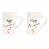 Set 2 cani - Happy Anniversary Mugs