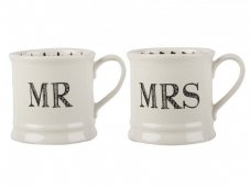 Set 2 cani cu mesaj - Mr & Mrs Tankards