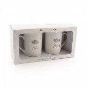 Set 2 cani cu mesaj haios - Mr&Mrs Mugs