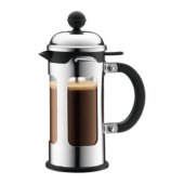 Cafetiera cu piston - Chambord Coffee Press with Locking Lever Lid  350 ml Stainles Steel