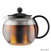 Ceainic cu infuzor - Assam Tea Press SS Filter Black 500 ml