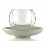 Pahar cu perete dublu - Bola Double Wall Cup & Saucer 250 ml