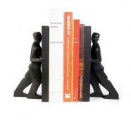 Suport raft carti (set 2 buc) - Pair Of Bookends Pushing Men