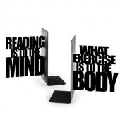 Suporturi laterale pentru carti (set 2 buc.) - Bookend Mind Exercise