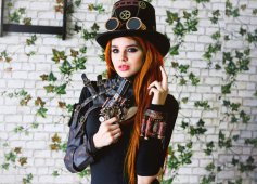 Pistol steampunk cu suport Nock