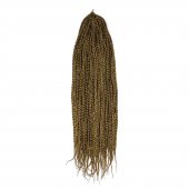 Extensii box braids culoarea saten mediu