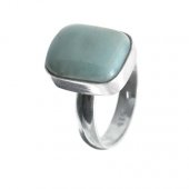 Inel din argint cu larimar