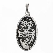 Pandantiv din argint Santa Muerte