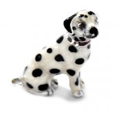 Miniatura din argint - Cāine Dalmatian