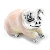Miniatura din argint - Porcusor
