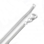 Lant din argint model sarpe, 2.50 mm