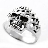 Inel din argint - Skull