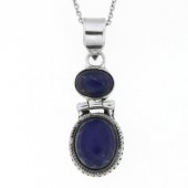 Pandantiv din argint cu lapis lazuli