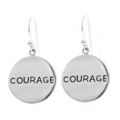 Cercei din argint - Courage