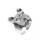 Inel din argint Bulldog