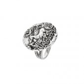 Inel din argint Moneda Katane Tetradrachm