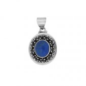 Pandantiv din argint cu lapis lazuli