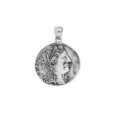 Pandantiv din argint Monedă Persephone Tetradrachm