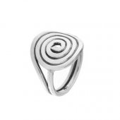 Inel din argint spirală