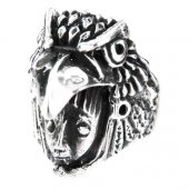 Inel din argint - Indian cu mască