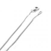Lanțuri din argint model șarpe 1mm
